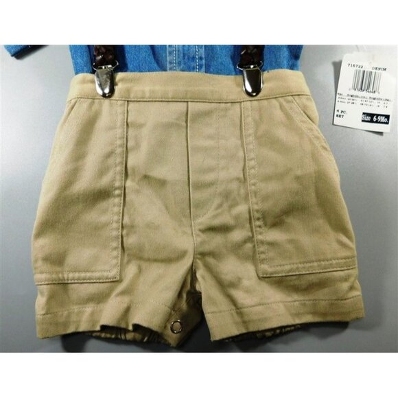 7/758 Small 6-9 Months B.T Kids Denim Outfit - Picture 3 of 5